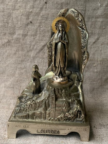 Статуетки, Скульптури, Фігурки, Фарфор Статуэтки, Скульптуры, Фигурки, Фарфор ^/--/^ Явления Девы Марии в Лурде винтаж ^_^^^ Явища Діви Марії в Лурді вінтаж - фото фото фото