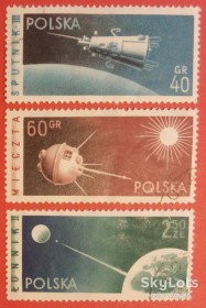 Польща Польша ^/--/^ Польша 1959 космос Спутник-3 Луна-1 Луна-2 Mi 1127 /--/ А-1129 /--/ А ^_^^^ Польща 1959 космос Супутник-3 Місяць-1 Місяць-2 Mi 1127 /--/ А-1129 /--/ А - фото фото фото