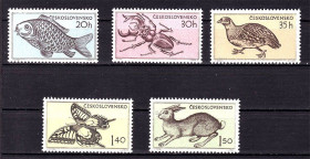 Мистецтво Искусство ^/--/^ Фауна . Чехословакия  1955 г MNH ^_^^^ Фауна . Чехословаччина 1955 MNH - фото фото фото