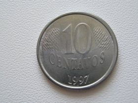 Бразилія Бразилия ^/--/^ Бразилия 10 сентаво 1997 года #9909 ^_^^^ Бразилія 10 сентаво 1997 року #9909 - фото фото фото