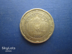 Австрія Австрия ^/--/^ Монета 20 евроцентов Австрия 2004 ^_^^^ Монета 20 євроцентів Австрія 2004 - фото фото фото