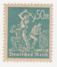 Веймарська республіка Веймарская республика ^/--/^ Германия   ( Рейх) 1922 г. №  198 * ^_^^^ Німеччина (Рейх) 1922 р. No 198* - фото фото фото