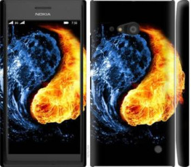 Чохли, бампера Чехлы, бампера ^/--/^ Чехол на Nokia Lumia 730 Инь-Янь 1670 /--/ m-204 - фото фото фото