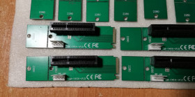 Шлейфи, перехідники Шлейфы, переходники ^/--/^ M.2 NGFF на PCI-E 4 /--/ X райзер переходник LM-141 /--/ X-V /--/ 1.0, майнинг ^_^^^ M.2 NGFF на PCI-E 4 /--/ X райзер перехідник LM-141 /--/ X-V /--/ 1.0, майнінг - фото фото фото