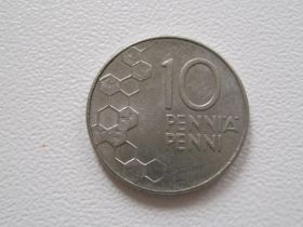 Фінляндія Финляндия ^/--/^ Финляндия 10 пенни 1991 года #16466 ^_^^^ Фінляндія 10 пенні 1991 року #16466 - фото фото фото