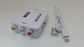 Samsung Samsung ^/--/^ конвертор  RCA в VGA підключайте т-2 відік двд програвач ігрову приставку та інші пристрої до монітора ^_^^^ конвертор RCA в VGA подключайте т-2 отток двд проигрыватель игровую приставку и другие устройства к монитору - фото фото фото