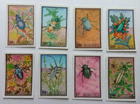 Монголія Монголия ^/--/^ Монголия 1972 Жуки, MNH ^_^^^ Монголія 1972 Жуки, MNH - фото фото фото