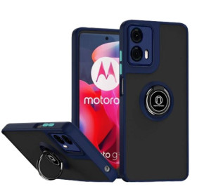Чохли, бампера Чехлы, бампера ^/--/^ Чохол Fiji Colorframe для Motorola E /--/ 14 матовий бампер з кільцем підставкою Dark Blue ^_^^^ Чехол Fiji Colorframe для Motorola E /--/ 14 матовый бампер с кольцом подставкой Dark Blue - фото фото фото