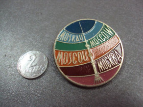 Геральдика Геральдика ^/--/^ знак москва останкино телевышка круглый №4090 ^_^^^ знак москва рештка телевежа круглий No /--/ 4090 - фото фото фото