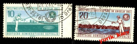 НДР, ФРН ГДР, ФРГ ^/--/^ ГДР 1961 /--/ г.№ 583-584 серия .гашеная ^_^^^ НДР 1961 /--/ р. No 583-584 серія .гашена - фото фото фото