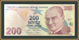 Туреччина Турция ^/--/^ Турция 200 лир 2009  (2025) P-227  (227 /--/ g) UNC ^_^^^ Туреччина 200 лір 2009 (2025) P-227 (227 /--/ g) UNC - фото фото фото