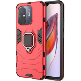Чохли, бампера Чехлы, бампера ^/--/^ Чохол Fiji Ring для Xiaomi Redmi 12 /--/ C броньований бампер з кільцем підставкою червоний ^_^^^ Чехол Fiji Ring для Xiaomi Redmi 12 /--/ C бронирован бампер с кольцом подставкой красный - фото фото фото