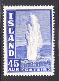 Ісландія Исландия ^/--/^ ZM Исландия  1938 г MNH - гейзер ^_^^^ ZM Ісландія 1938 р MNH - гейзер - фото фото фото