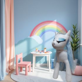 М'які іграшки Мягкие игрушки ^/--/^ Фетровая мягкая игрушка пони белый 35 см 03899 ^_^^^ Фетрова м'яка іграшка поні білий 35 см 03899 - фото фото фото