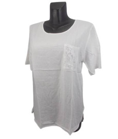 Кофти Кофты ^/--/^ Женская блуза штапель JJF 206 XXL белая ^_^^^ Жіноча блуза штапель JJF 206 XXL біла - фото фото фото