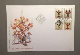 Тематичні колекції Тематические коллекции ^/--/^ Конверт Швеция 1995 - ФДС ^_^^^ Конверт Швеція 1995 — ФДС - фото фото фото
