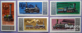 СРСР - СССР - ^/--/^ СССР 1978 паровозы транспорт СК 4765-4769 MNH ^_^^^ СРСР 1978 паровози транспорт СК 4765-4769 MNH - фото фото фото