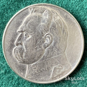 - року - года ^/--/^ 10 злотых 1937 год Юзеф Пилсудский Серебро Ag 750 22 грамма ^_^^^ 10 злотих 1937 Юзеф Пілсудський Срібло Ag 750 22 грама - фото фото фото