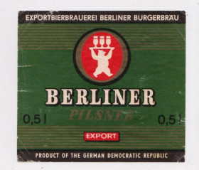 Етикетки Этикетки ^/--/^ ПИВНАЯ ЭТИКЕТКА  ПИВО  BERLINER - EXPORT  ГДР - ГЕРМАНИЯ  ^_^^^ Пивна етика Піво BERLINER - EXPORT НДР - Німеччина - фото фото фото