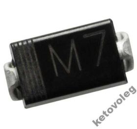 Діоди Диоды ^/--/^ M /--/ 7, 1 /--/ N /--/ 4007, SMD Диод, 1 /--/ A, 1000 /--/ V, 10-шт ^_^^^ M /--/ 7, 1 /--/ N /--/ 4007, SMD Діод, 1 /--/ A, 1000 /--/ V, 10-шт - фото фото фото