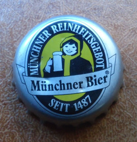 Пробки, кришки Пробки, крышки ^/--/^ Пивная пробка крышка корок   Münchner bier  Германия ^_^^^ Пивна пробка кришка кірок Münchner bier Німеччина - фото фото фото