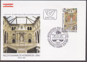 Європа Европа ^/--/^ Австрия 1984 RECHTSANWALTE-KONGRESS IBA КОНГРЕСС АРХИТЕКТУРА ТРАДИЦИИ ИСТОРИЯ КУЛЬТУРА КПД Мi.1789 ^_^^^ Австрія 1984 RECHTSANWALTE-KONGRESS IBA КОНГРЕС АРХІТЕКТУРА ТРАДИЦІЇ ІСТОРІЯ КУЛЬТУРА ККД Мi.1789 - фото фото фото