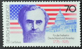 Інше Другое ^/--/^ ФРГ Карл Шурц, участник Гражданской войны в США 1976 ^_^^^ ФРН Карл Шурц, учасник Громадянської війни в США 1976 - фото фото фото