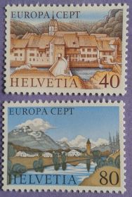 Швейцарія Швейцария ^/--/^ Швейцария 1977 Европа СЕРТ Mi 1094-1095 MNH ^_^^^ 1977 Європа Серт Mi 1094-1095 MNH - фото фото фото