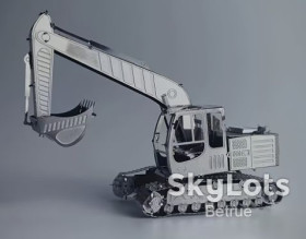 Конструктори Конструкторы ^/--/^ 3 /--/ D конструктор металевий “Екскаватор”  (нержавіюча сталь)   (20133) ^_^^^ 3 /--/ D конструктор металлический "Экскаватор" (нержавеющая сталь) (20133) - фото фото фото