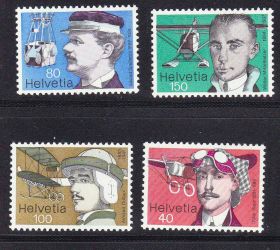 Транспорт Транспорт ^/--/^ Транспорт. Авиация. Швейцария  1977 г MNH - ^_^^^ Транспорт. Авіація. Швейцарія 1977 MNH - фото фото фото