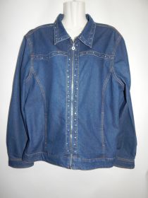 Куртки Куртки ^/--/^ Куртка джинсовая женская Vintage Cathy Daniels, UKR 52 003 /--/ DG (в указанном размере, только 1 шт) ^_^^^ Куртка джинсова жіноча Vintage Cathy Daniels, UKR 52 003 /--/ DG (в зазначеному розмірі, тільки 1 шт) - фото фото фото