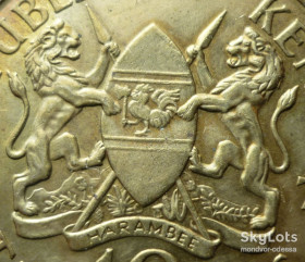 Кенія Кения ^/--/^ Кения 10 центов 1971 состояние к /--/ 0010 ^_^^^ Кенія 10 центів 1971 стан к /--/ 0010 - фото фото фото
