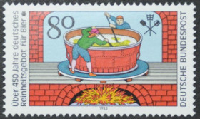 Інше Другое ^/--/^ ФРГ 450 лет пивоварению в Германии 1983 ^_^^^ ФРН 450 років пивоварінню в Німеччині 1983 - фото фото фото