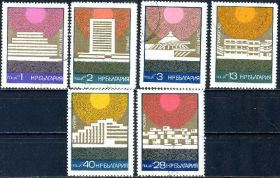 Архітектура Архитектура ^/--/^ Болгария. Курорты  (серия) 1972 г. ^_^^^ Болгарія. Архітектура No 2 (серія) 1972 - фото фото фото