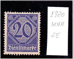 Третій Рейх (-) Третий Рейх (-) ^/--/^ Германия   1920 г - MNH ^_^^^ Німеччина 1920 — MNH - фото фото фото