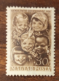 Угорщина Венгрия ^/--/^ Венгрия Международный день защиты детей 1951 ^_^^^ Угорщина Міжнародний день захисту дітей 1951 - фото фото фото