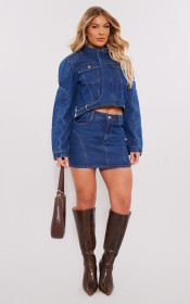 Спідниці Юбки ^/--/^ XS Prettylittlething PLT бренд оригінал юбка спідниця джинс ^_^^^ XS Prettylittlething PLT бренд оригинал юбка юбка джинс - фото фото фото