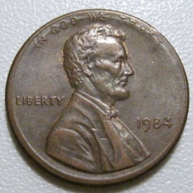 Обігові Обиходные ^/--/^ США 1 цент 1984 року #40126 ^_^^^ США 1 цент 1984 года #40126 - фото фото фото