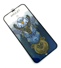 Плівки для екранів Пленки для экранов ^/--/^ Защитное стекло AMULET Iphone 12 PRO Black ^_^^^ AMULET Iphone 12 PRO Black - фото фото фото