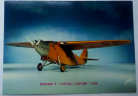 Іноземні Иностранные ^/--/^ Открытка Самолет Bernard Oiseau Canari 1929  (France) ^_^^^ Літак Bernard Oiseau Canari 1929 (France) - фото фото фото