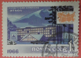 СРСР - СССР - ^/--/^ СССР 1966 туризм Эльбрус Кабардино-Балкария СК 3295 ^_^^^ СРСР 1966 туризм Ельбрус Кабардино-Балкарія СК 3295 - фото фото фото