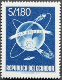 Інше Другое ^/--/^ Эквадор Космос Геофизика 1958 ^_^^^ Еквадор Космос Геофізика 1958 - фото фото фото