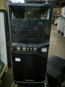 Корпуса Корпуса ^/--/^ Корпус ПК Crown чорний  (2203-1) ^_^^^ Корпус ПК Crown черный (2203-1) - фото фото фото