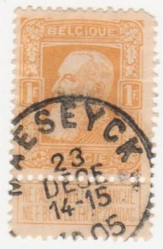 Бенілюкс Бенилюкс ^/--/^ Бельгия 1905  г. № 76 гашеная ^_^^^ Бельгія 1905 р. No 76 гашена - фото фото фото