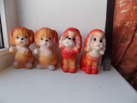 Інше Другое ^/--/^ Игрушка резиновая Собачка СССР 15 см ^_^^^ Іграшка гумова Собачка СРСР 15 см - фото фото фото