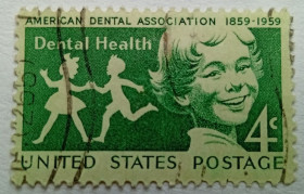 Північна Америка Северная Америка ^/--/^ США 1959 Стоматология, гашеная ^_^^^ США 1959 Стоматологія, гашена - фото фото фото