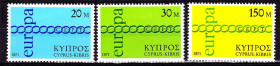 Малі Держави Європи Малые Государства Европы ^/--/^ Кипр  1971 г  MNH  - ЕВРОПА  СЕПТ /  EUROPA  CEPT - ^_^^^ Кіпр 1971 р MNH - ЄВРОПА СЕПТ / EUROPA CEPT - фото фото фото