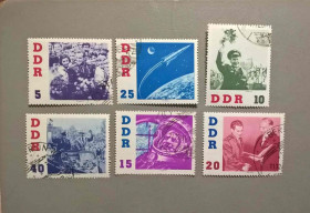 Освоєння космосу Освоение космоса ^/--/^ Германия ГДР Космос 1961 ^_^^^ Німеччина НДР Космос 1961 - фото фото фото