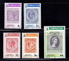 Малі Держави Європи Малые Государства Европы ^/--/^ Гибралтар  1986  г MNH -  марка на маре , омнибкс ^_^^^ 1973 MNH - EUROPA - фото фото фото