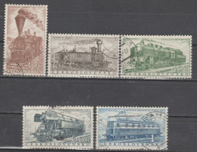 Чехословаччина Чехословакия ^/--/^ Чехословакия Чехословаччина 1956 жд транспорт локомотивы паровозы ^_^^^ Чехословаччина 1956 залізничний транспорт локомотиви паровози - фото фото фото
